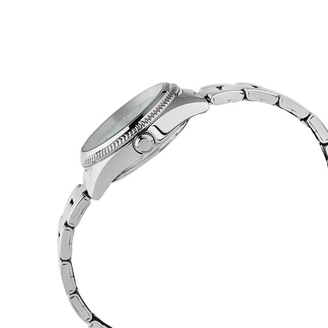 Alba Prestige AH7CL7X1 Ladies Light Blue Patterned Dial Stainless Steel Strap