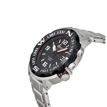 Seiko Automatic SRP445K1 Superior Black Dial Stainless Steel Strap