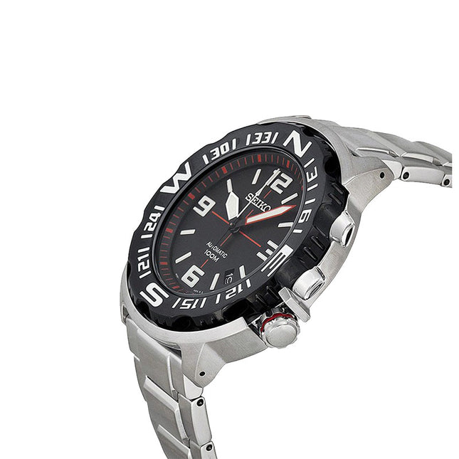 Seiko Automatic SRP445K1 Superior Black Dial Stainless Steel Strap