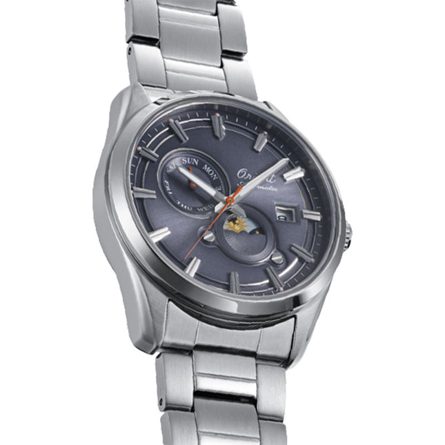 Orient Contemporary RA-AK0311N 75th Anniversary Stretto Sun and Moon Metal Strap Limited Edition