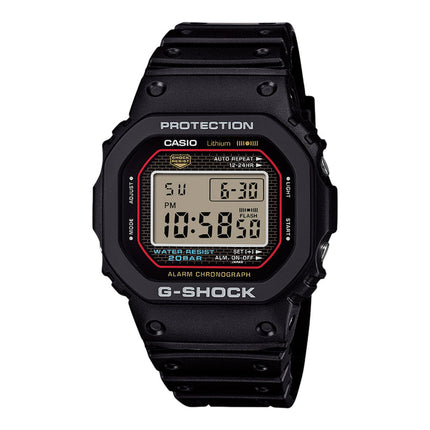 Casio G-Shock DW-5000R-1ADR First Generation Reissue Model Digital Dial Black Resin Band