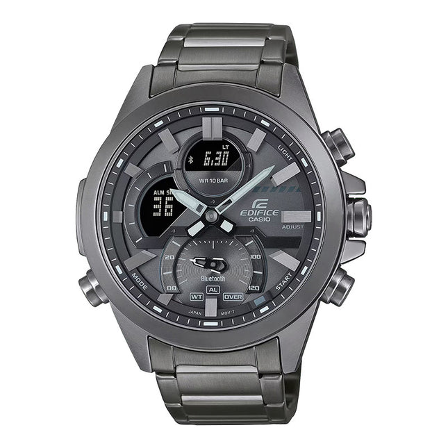 Casio Edifice ECB-30DC-1BDF Smartphone Link Model Digital Analog Dial Stainless Steel Band