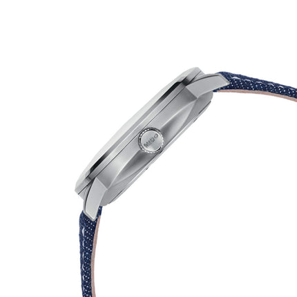 Mido Commander M021.407.18.411.00 Gradient Blue Dial Blue Fabric Strap
