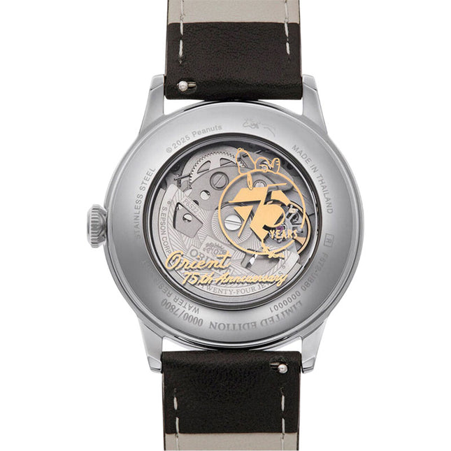 Orient Classic RA-AC0M16S Bambino X Peanuts 75th Anniversary Leather Strap Limited Edition