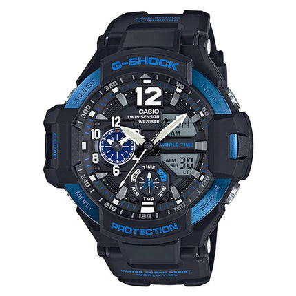 Casio G-Shock Gravitymaster GA-1100-2BDR Men Black Dial Black Resin Band