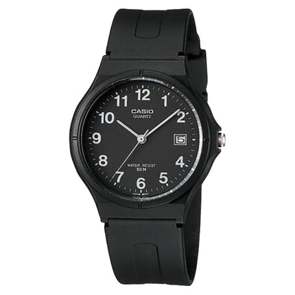 Casio General MW-59-1BVDF Men Analog Black Dial Resin Band