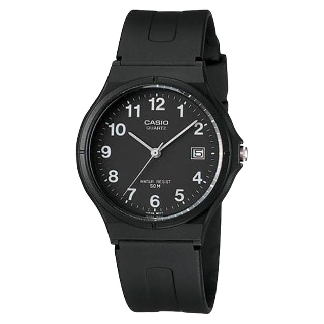 Casio General MW-59-1BVDF Men Analog Black Dial Resin Band