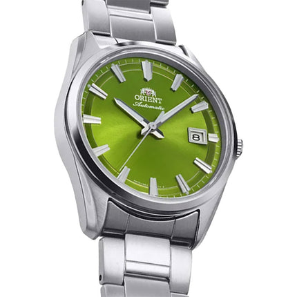 Orient Contemporary RA-AC0R05E Stretto Date Green Dial Stainless Steel Strap Limited Edition