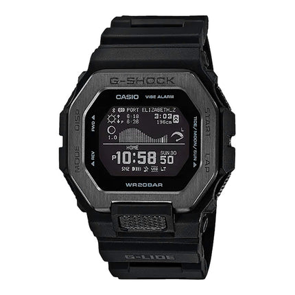 Casio G-Shock GBX-100NS-1DR Night Surf Men Black Digital Dial Black Resin Band