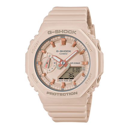 Casio G-Shock X ITZY GMA-S2100-4ADR Basic Collection CasiOak Pink Digital Analog Dial Resin Band
