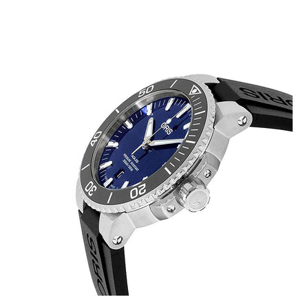 Oris Aquis 01-733-7730-4135-07-4-24-64EB Date Automatic Diver Blue Dial Black Rubber Strap