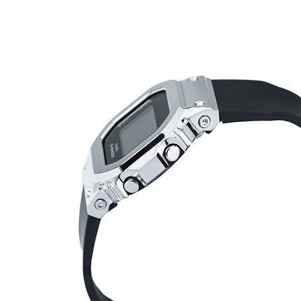 Casio G-Shock GM-S5600-1DR S Series Metal Square Ladies Digital Dial Black Resin Band