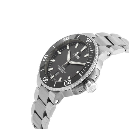 Oris Aquis 01-733-7730-7153-07-8-24-15PEB Titanium Date Grey Dial Titanium Strap