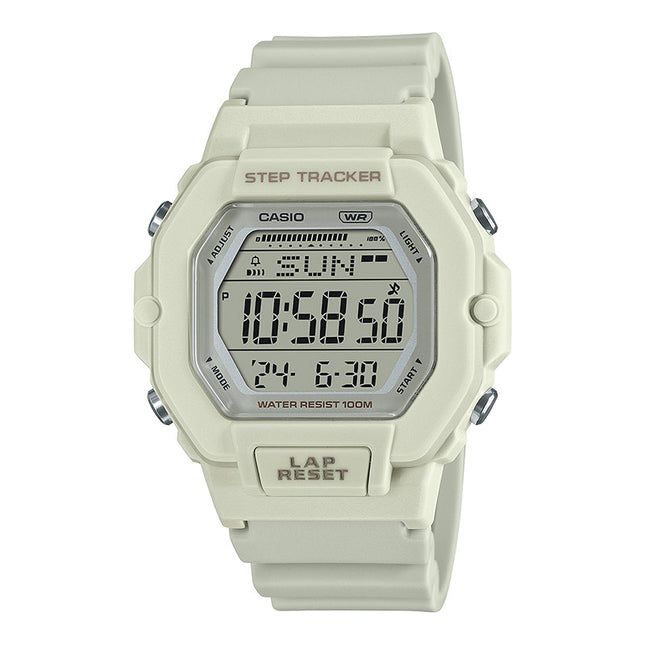 Casio General LWS-2200H-8AVDF Digital Dial Light Grey Resin Band