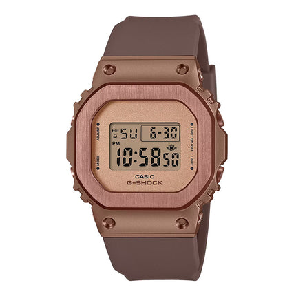 Casio G-Shock GM-S5600UBR-5DR Bronze Glow Digital Dial Bronze Resin Band