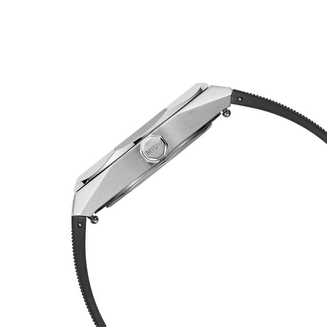 MIDO Multifort 8 M055.507.17.051.00 One Crown Black Dial Black Rubber Strap