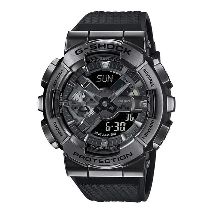 Casio G-Shock GM-110BB-1ADR Digital Analog Dial Black Resin Band