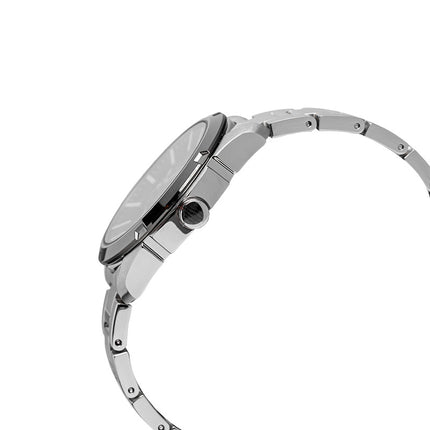 Seiko Solar SNE259P1 Black Dial Stainless Steel Strap