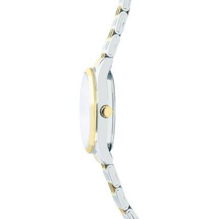 Alba Fashion AH7EZ2X1 Ladies Analog Silver Dial Dual Tone Stainless Steel Strap