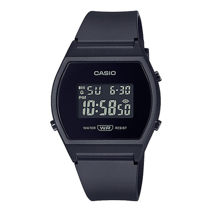 Casio General LW-204-1BDF Digital Dial Black Resin Band