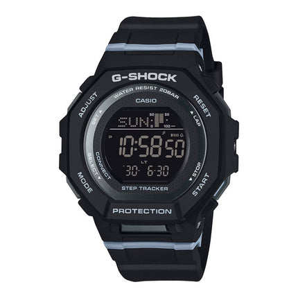 Casio G-Shock GMD-B300-1DR G-Squad Step Tracker Digital Dial Black Resin Band