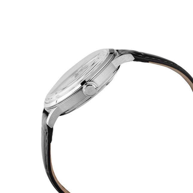 Orient Classic RA-AK0701S Men Automatic White Dial Black Leather Strap