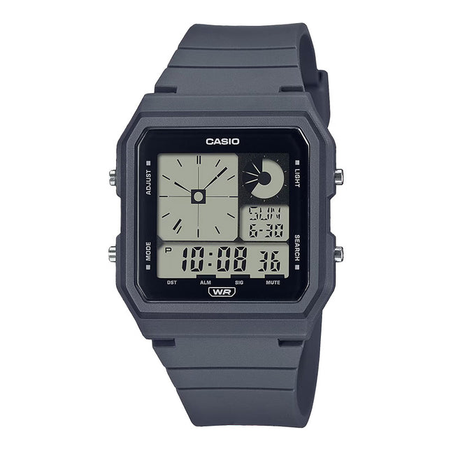 Casio General LF-20W-8A2DF Pop Digital Dial Grey Resin Band