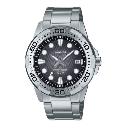 Casio General MTD-140D-1AVDF Men Analog Black Dial Stainless Steel Band