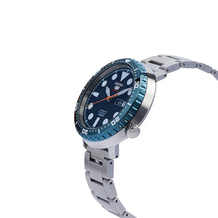 Seiko 5 Sports SRPC63K1 Bottle Cap Automatic Blue Dial Stainless Steel Strap