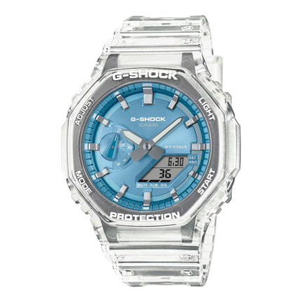 Casio G-Shock GA-2100BM-7A2DR CasiOak Bright Metallic Series Transparent Resin Band