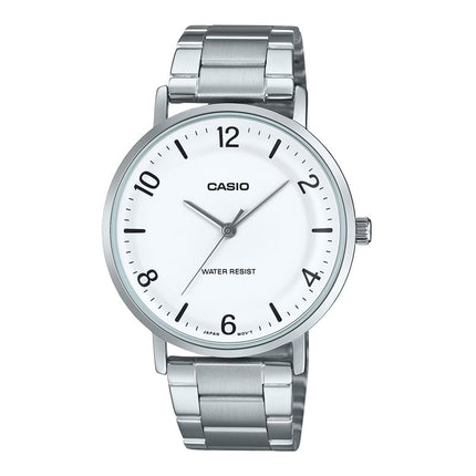Casio General MTP-VT03D-7BDF Men White Dial Stainless Steel Band
