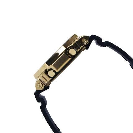Casio G-Shock GM-2100MG-1A Moon Gold Metal Covered Gold Analog Digital Dial Black Resin Strap