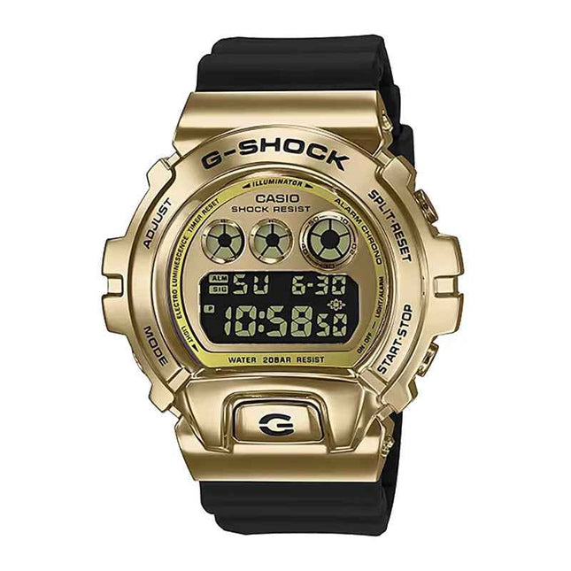Casio G-Shock GM-6900G-9DR Metal Covered Absolute Toughness 25th Anniversary Digital Dial Resin Band