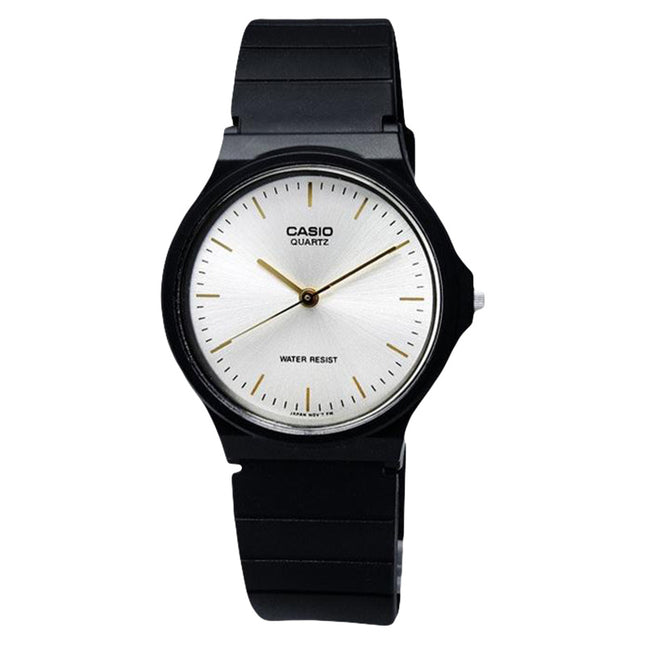 Casio General MQ-24-7E2LDF Silver Dial Black Resin Band