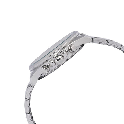 Alba Active AT3K27X1 Men Chronograph Green Dial Stainless Steel Strap