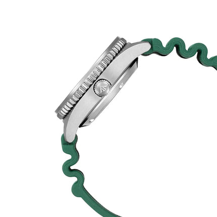 Citizen Promaster NY0121-09X Marine Automatic Diver Green Dial Green Polyurethane Strap