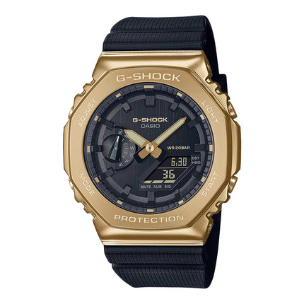 Casio G-Shock GM-2100G-1A9DR CasiOak Black Analog Digital Dial Black Resin Band