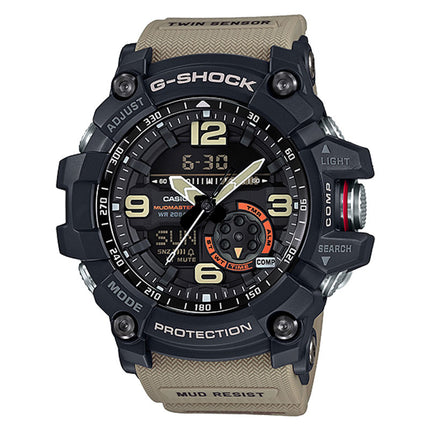 Casio G-Shock Mudmaster GG-1000-1A5DR Master Of G-Land Digital Analog Dial Brown Resin Band