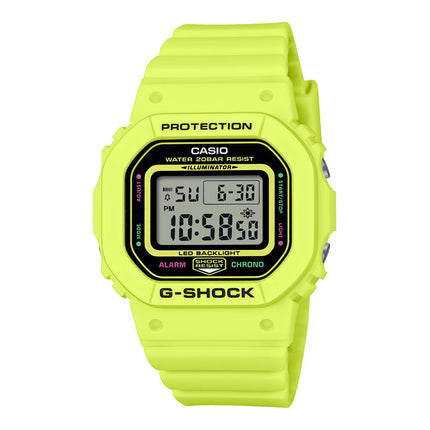 Casio G-Shock GMD-S5600EP-9DR Energy Pack Digital Dial Vivid Yellow Resin Band