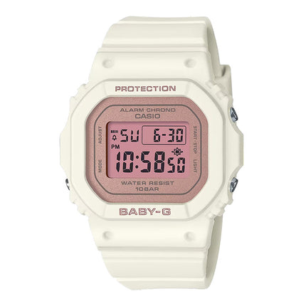 Casio Baby-G BGD-565SC-4DR Digital Pink Dial White Pastel Resin Band