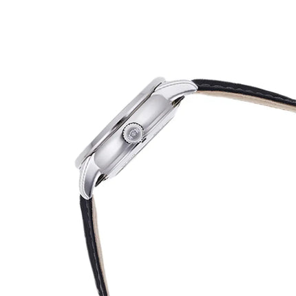 Orient Classic RA-AS0011S Automatic Sun & Moon Silver Dial Black Leather Strap