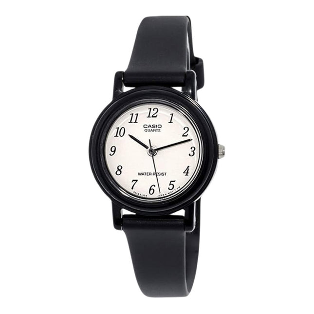 Casio General LQ-139BMV-1BLDF White Dial Black Rubber Band
