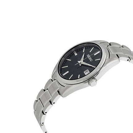 Seiko Classic SUR311P1 Discover More Black Dial Stainless Steel Strap