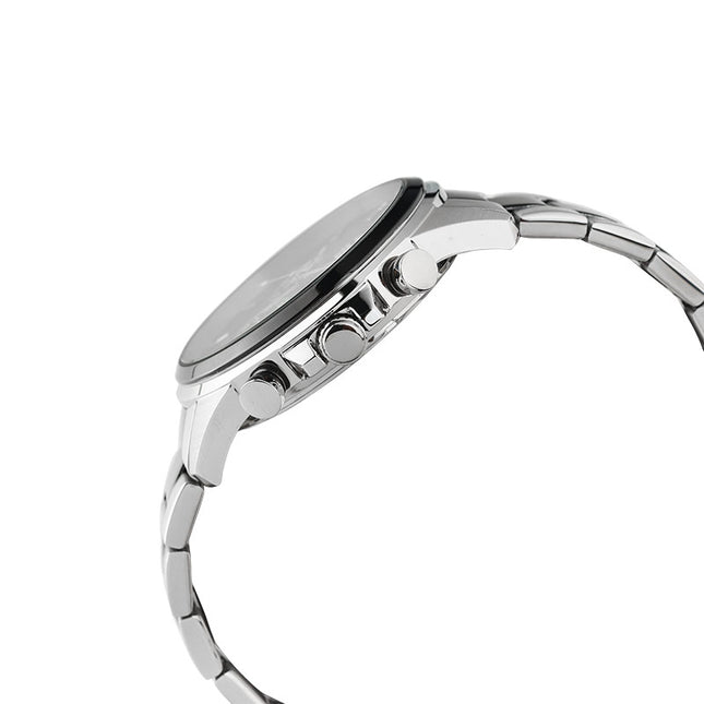 Alba AT3G09X1 Chronograph Men Black Dial Dual Tone Stainless Steel Strap
