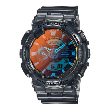 Casio G-Shock GA-110TLS-8ADR Beach Time Lapse Series Digital Analog Dial Grey Transparent Resin Band