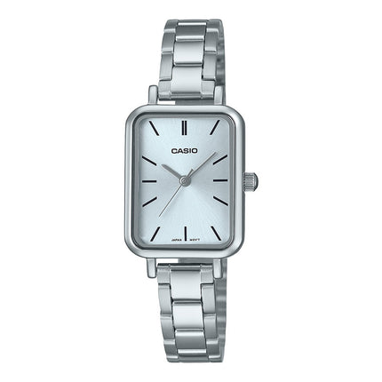 Casio General LTP-V009D-2EUDF Ladies Silver Dial Stainless Steel Band