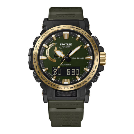 Casio Pro Trek PRW-61ANS-3DR Tough Solar Green Resin Band Unite With Nature 30th Anniversary