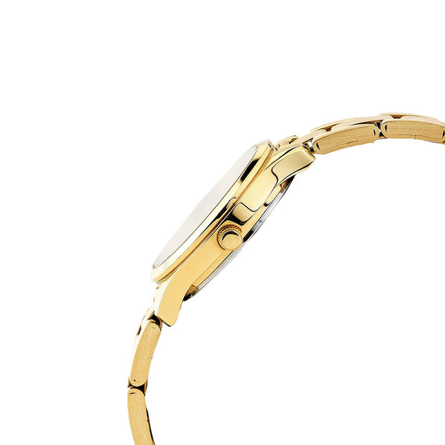 Alba Prestige AN8044X1 Ladies Gold Dial Gold Stainless Steel Strap