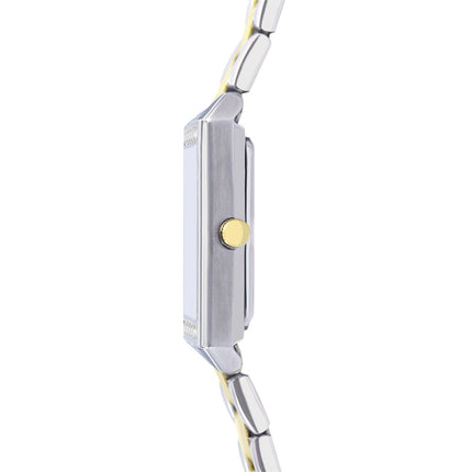 Alba Signa AH7EZ9X1 Ladies Champagne Gradation Dial Dual Tone Stainless Steel Strap