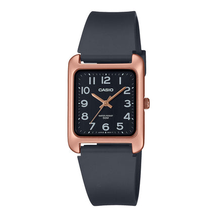 Casio General MTP-B175-5BVDF Men Black Dial Black Resin Band